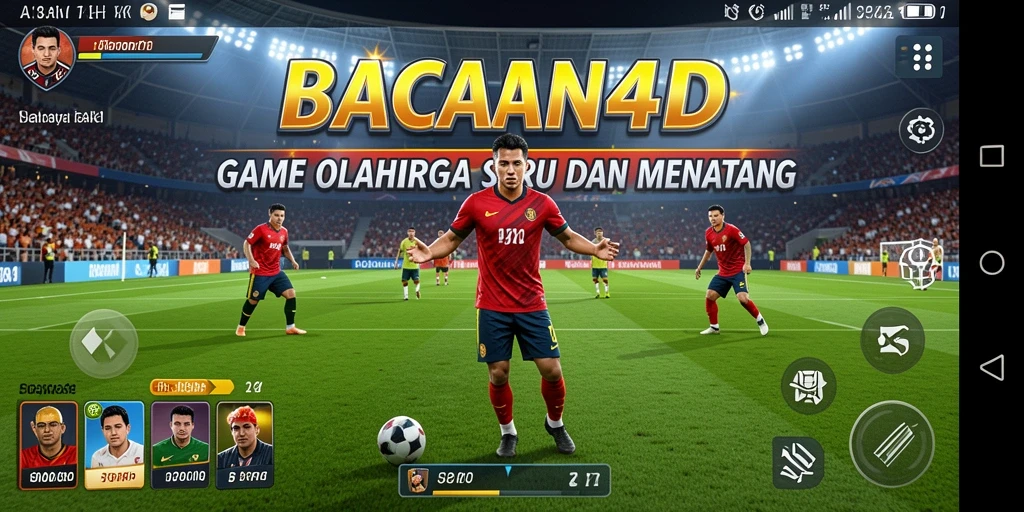 Tampilan menarik dari gameplay BACAN4D yang penuh aksi olahraga.