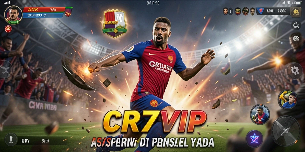 Tampilan gameplay CR7VIP yang seru saat bertarung.