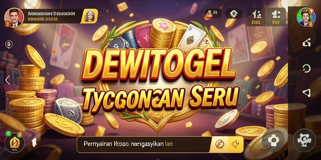 Gameplay DEWITOGEL yang menampilkan dinamika bisnis Tycoon.