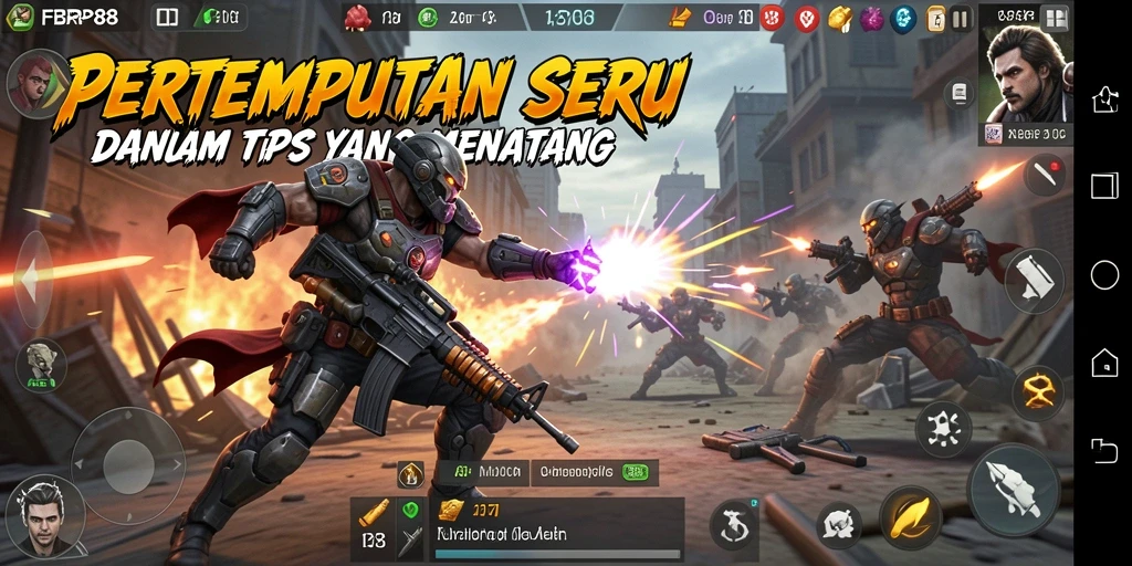 Screenshot dari aksi seru dalam gameplay TPS FBRP88.