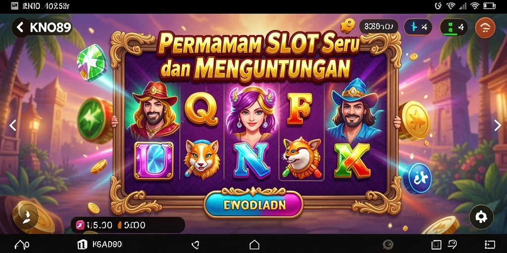 Screenshot KNO89 menampilkan gameplay Slot yang menarik dan menghibur.