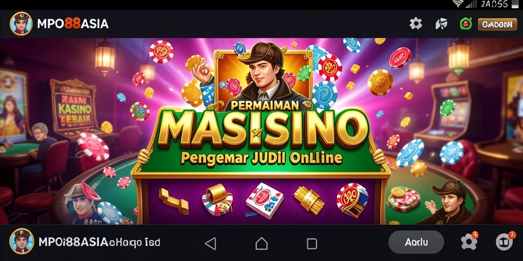 Tampilan gameplay seru dalam aplikasi Kasino MPO88ASIA.