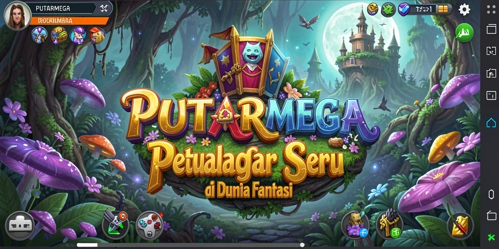 Tampilan menarik dari gameplay petualangan PUTARMEGA yang memukau.