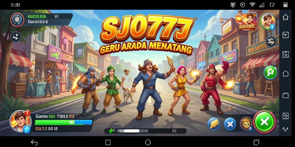 Tangkapan layar gameplay SJO777 yang menunjukkan aksi seru dan menantang.