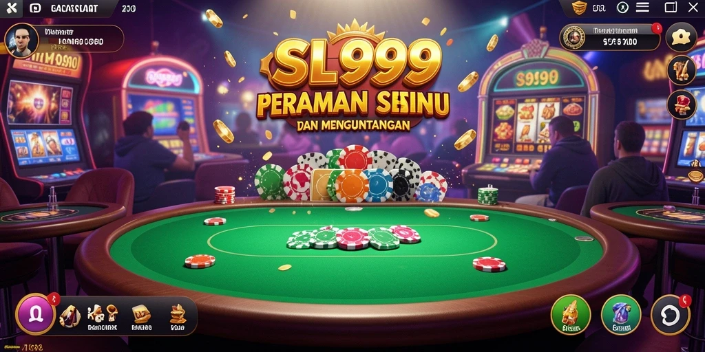 Tampilan gameplay menarik dari SL999 yang memikat pemain kasino.