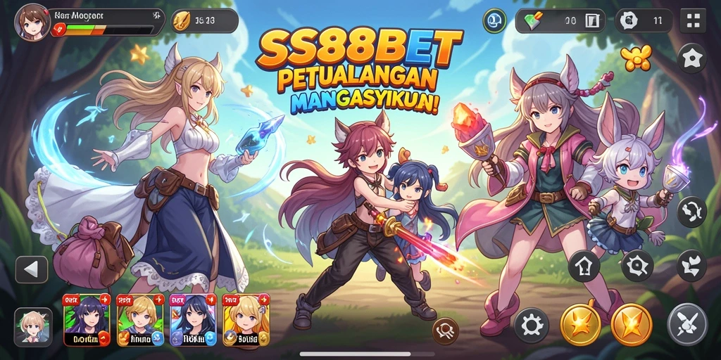 Tampilan menarik dari gameplay SS88BET yang penuh warna.