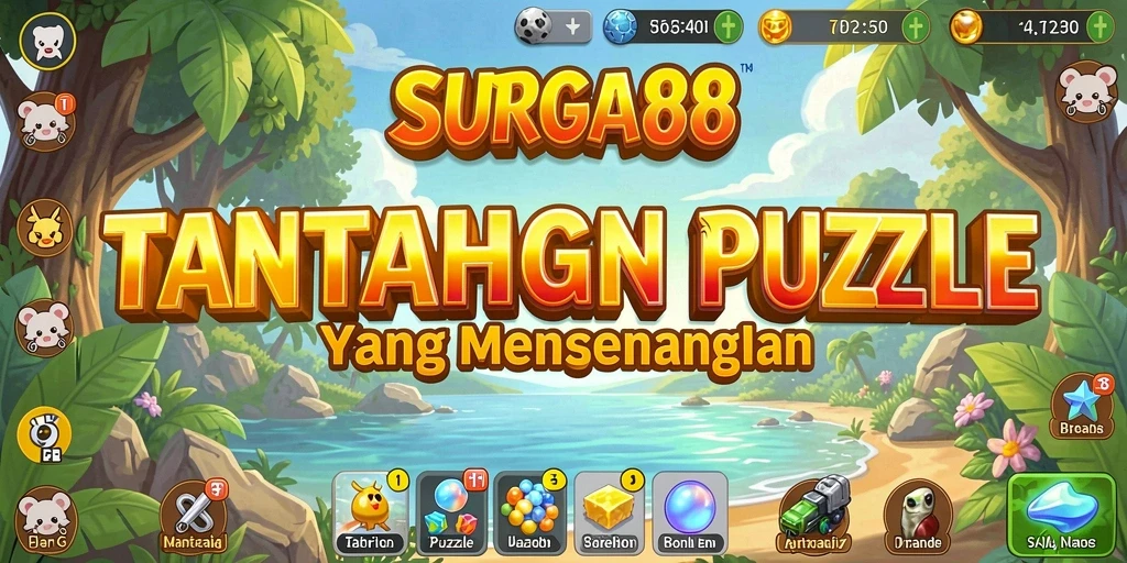 Tampilkan gameplay menarik dari SURGA88 dalam tantangan Puzzle.